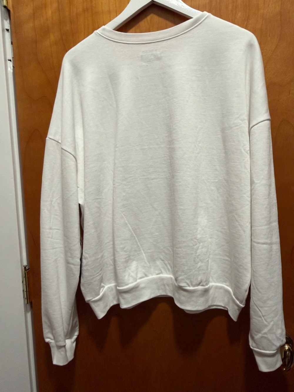 White Graphic Crewneck Sweatshirt - Picture 5 of 6